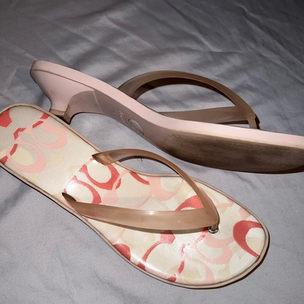 Coach Carin Thong Sandal Pink Size 9.5